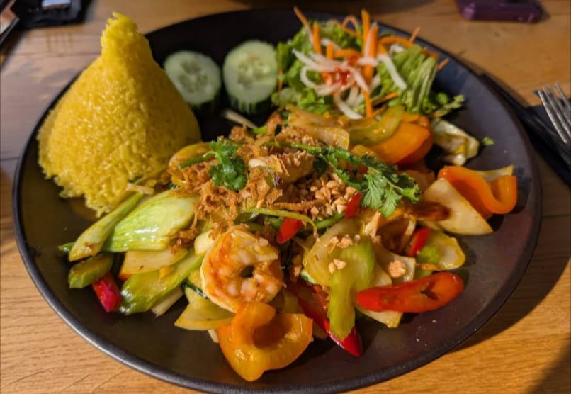 TÔM SỐT ME CAY (scharf)
